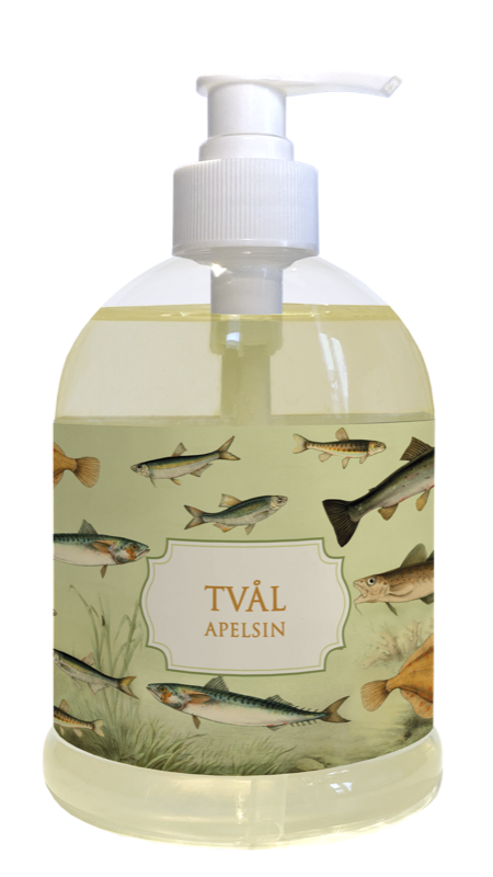 Såpe pumpeflaske 6-pakk Appelsin