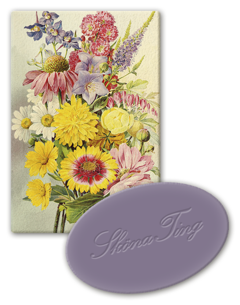 Vegansk Gjestesåpe 24 pakk Blomstereng