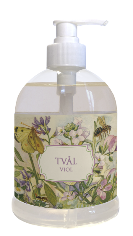 Såpe pumpeflaske 6-pakk Fiol