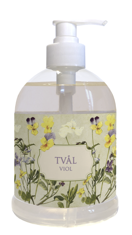 Såpe pumpeflaske 6-pakk Fiol
