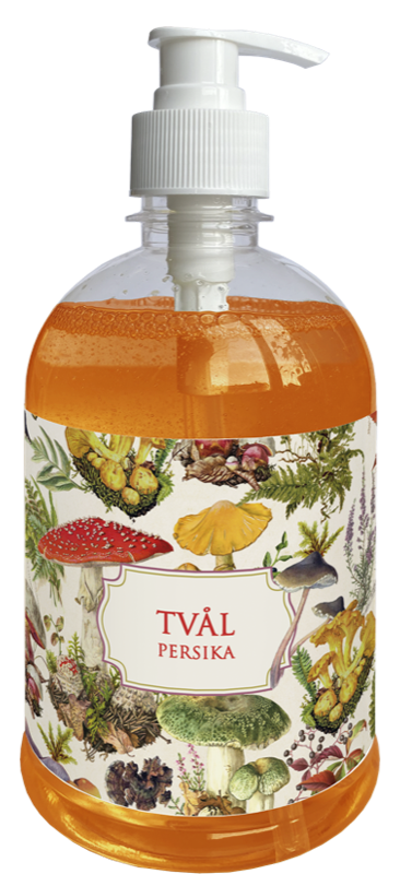 Såpe pumpeflaske 6-pakk Fersken