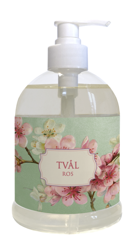 Såpe pumpeflaske 6-pakk Rose