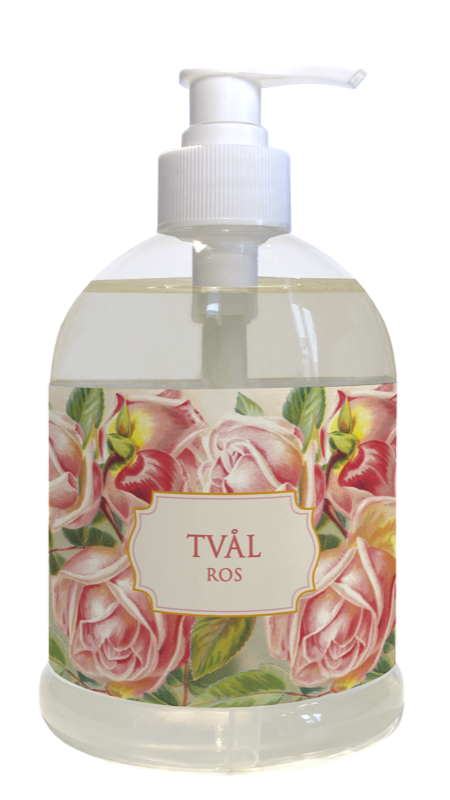 Såpe pumpeflaske 6-pakk Rose