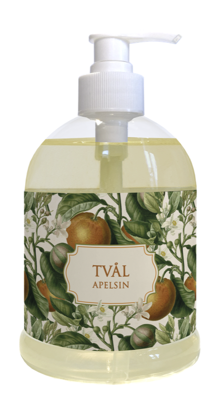 Såpe pumpeflaske 6-pakk Appelsin
