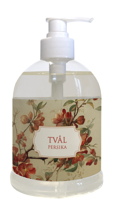 Såpe pumpeflaske 6-pakk Fersken