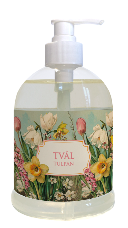 Såpe pumpeflaske 6-pakk Tulipan