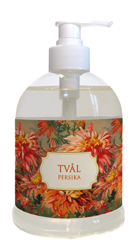 Såpe pumpeflaske 6-pakk Fersken