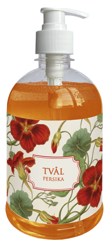 Såpe pumpeflaske 6-pakk Fersken