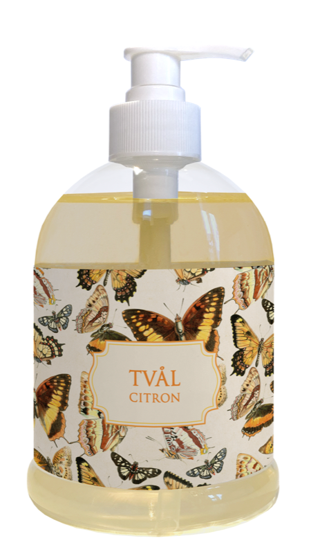 Såpe pumpeflaske 6-pakk Sitron