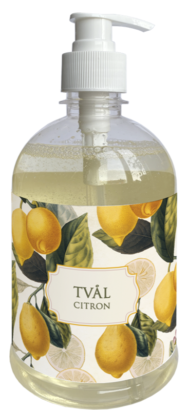 Såpe pumpeflaske 6-pakk Sitron