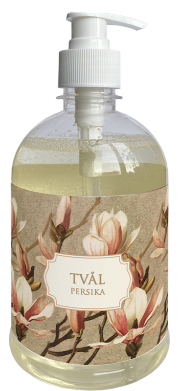 Såpe pumpeflaske 6-pakk Fersken