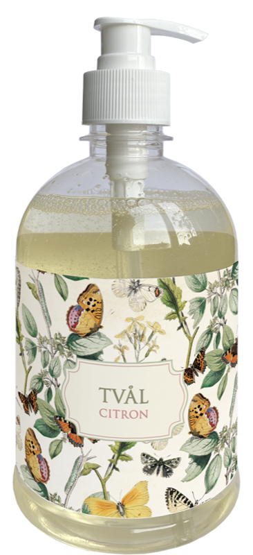 Såpe pumpeflaske 6-pakk Sitron
