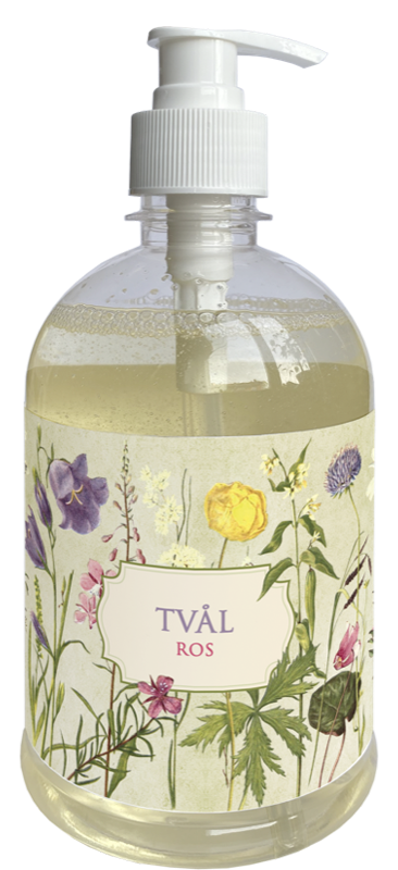 Såpe pumpeflaske 6-pakk Rose