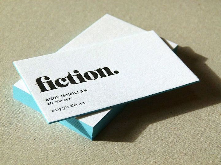 Luxury cotton business cards on thick uncoated Lettra stock in multiple weights