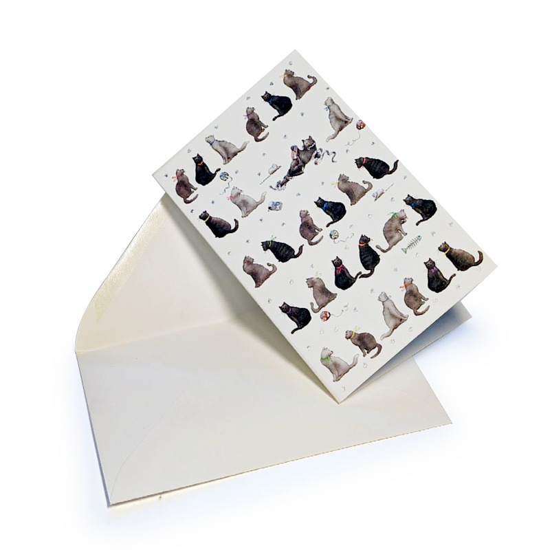 Quire kortmappe doble 8pk m/konvolutt