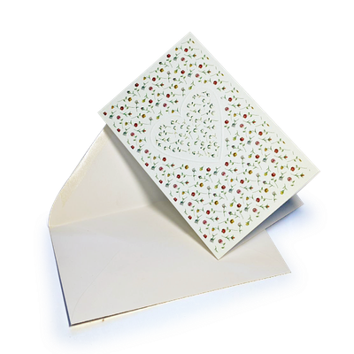 Quire kortmappe doble 8pk m/konvolutt