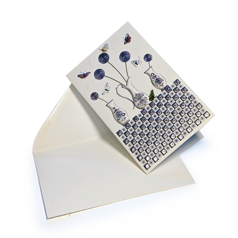 Quire kortmappe doble 8pk m/konvolutt