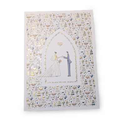 A4 kort med konvolutt