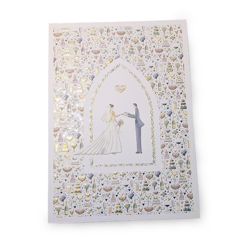 A4 kort med konvolutt