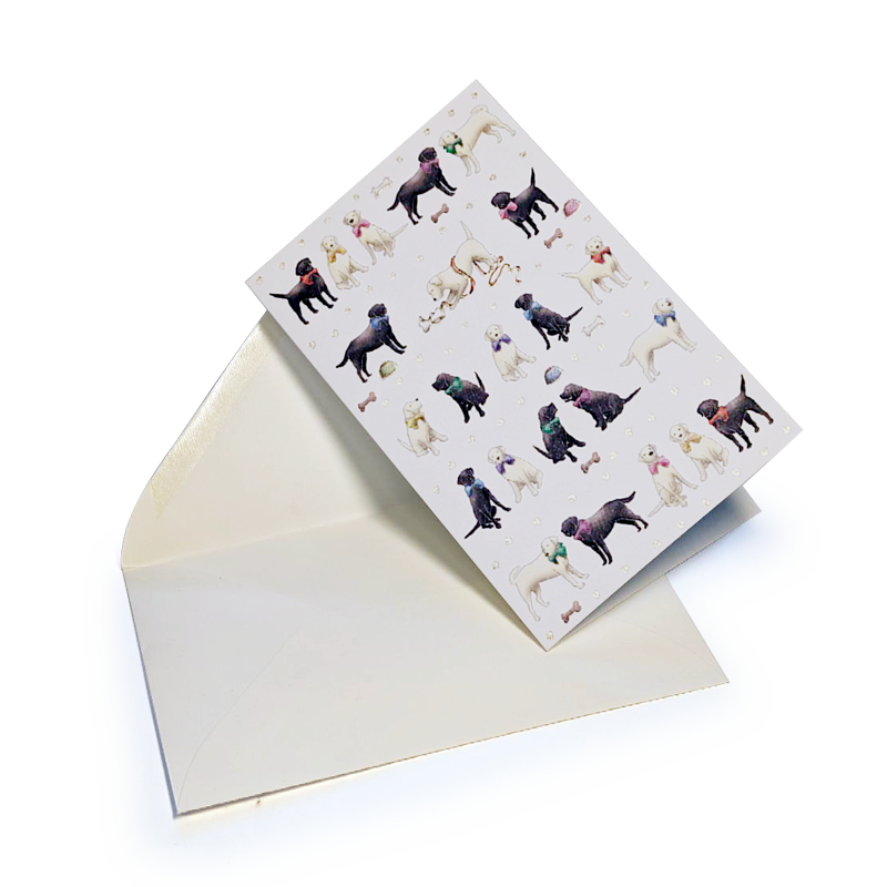 Quire kortmappe doble 8pk m/konvolutt