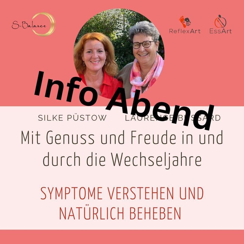 Online Info Abend – Mit Genuss und Freude in und durch die Wechseljahre