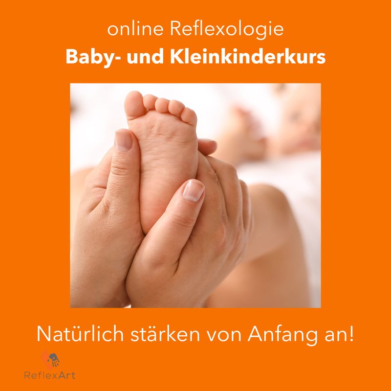 Online Baby- und Kleinkinder Fussreflex-Massage Online Baby- und Kleinkinder Fussreflex-Massage