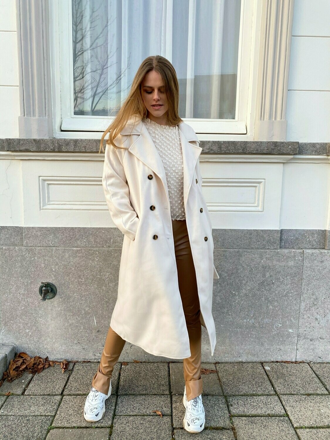 Carrie Coat Beige