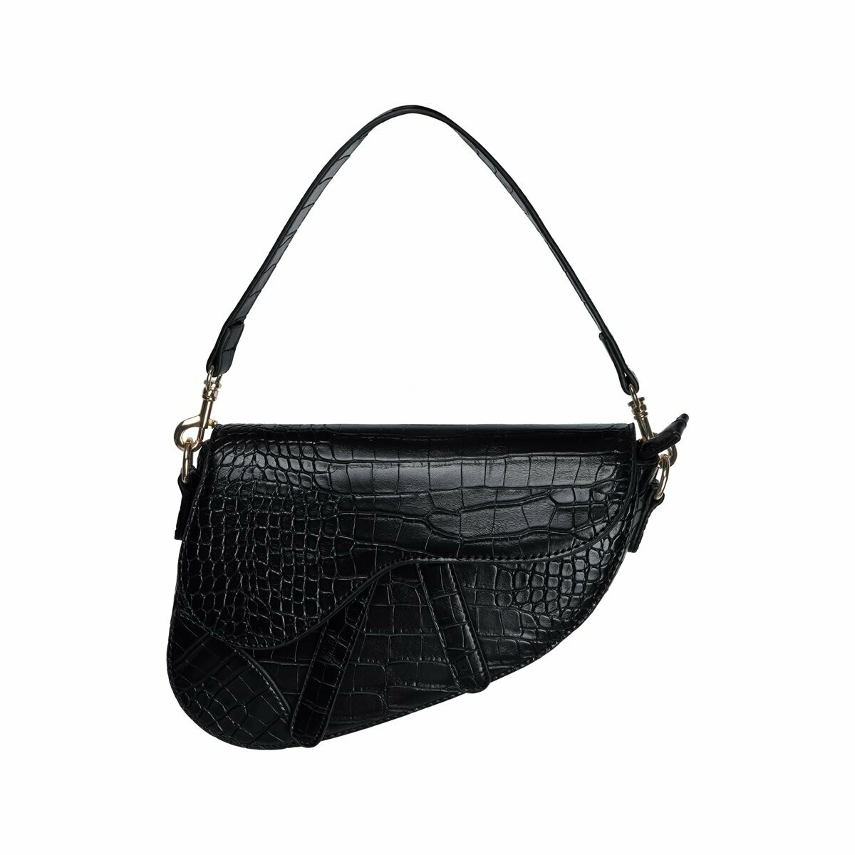 Croco Bag Black