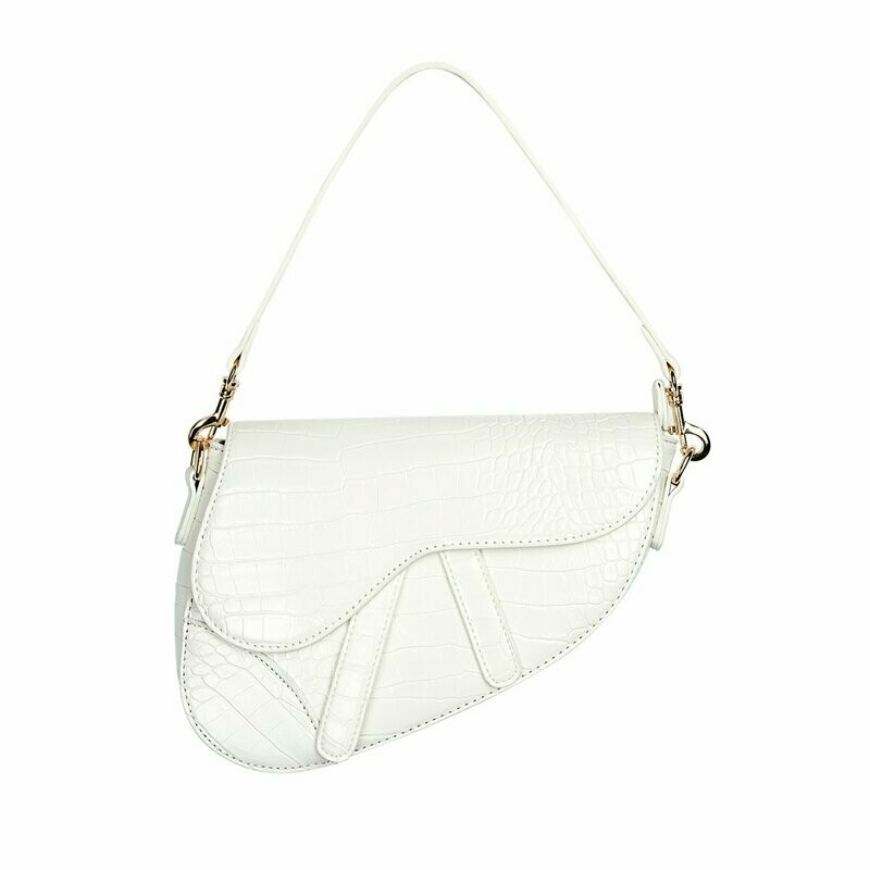 Croco Bag White