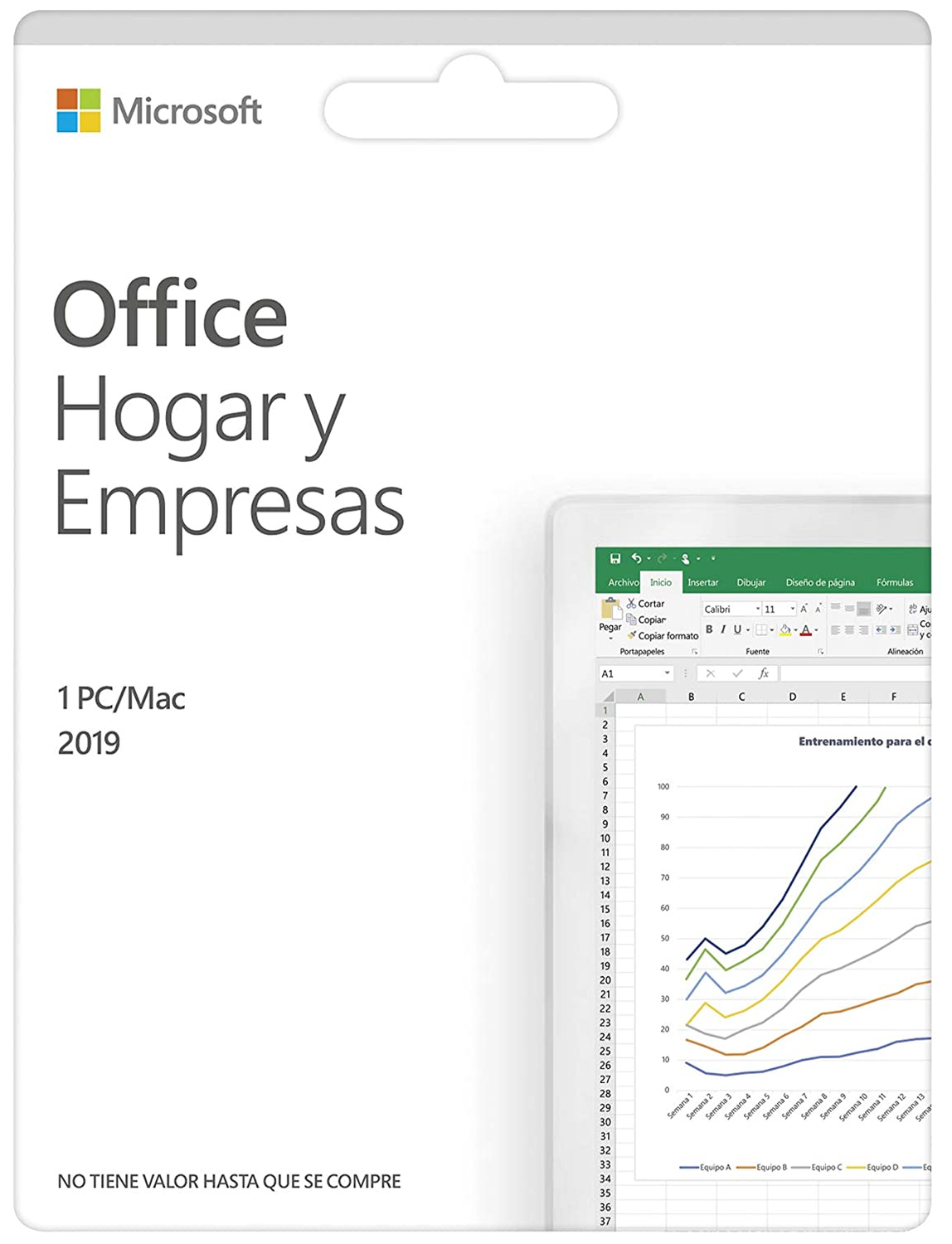 Licencia Office Hogar y Empresas 2019 PC o Mac