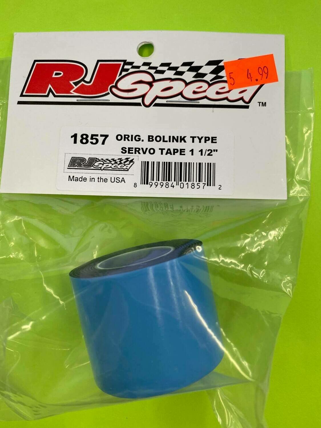 RJ SPEED 1857 ORIG BOLINK TYPE SERVO TAPE 1 1/2