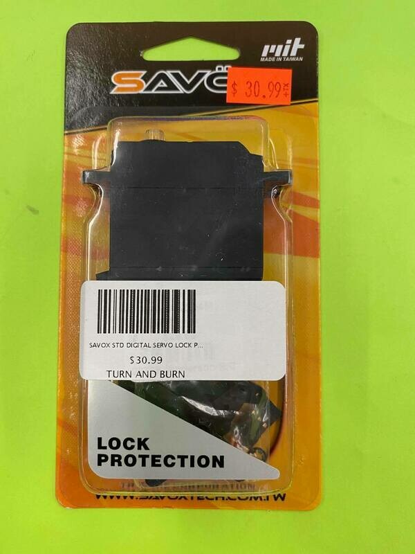SAVOX STD DIGITAL SERVO LOCK PROTECTION P/N#SC-0254MG
