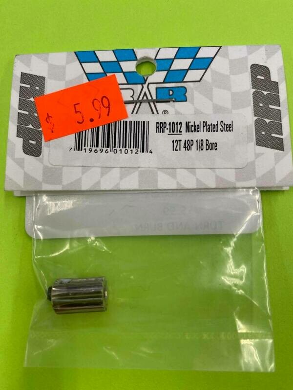 RRP 1012 NICKEL PLATED STEEL 12T 48P 1/8 BORE