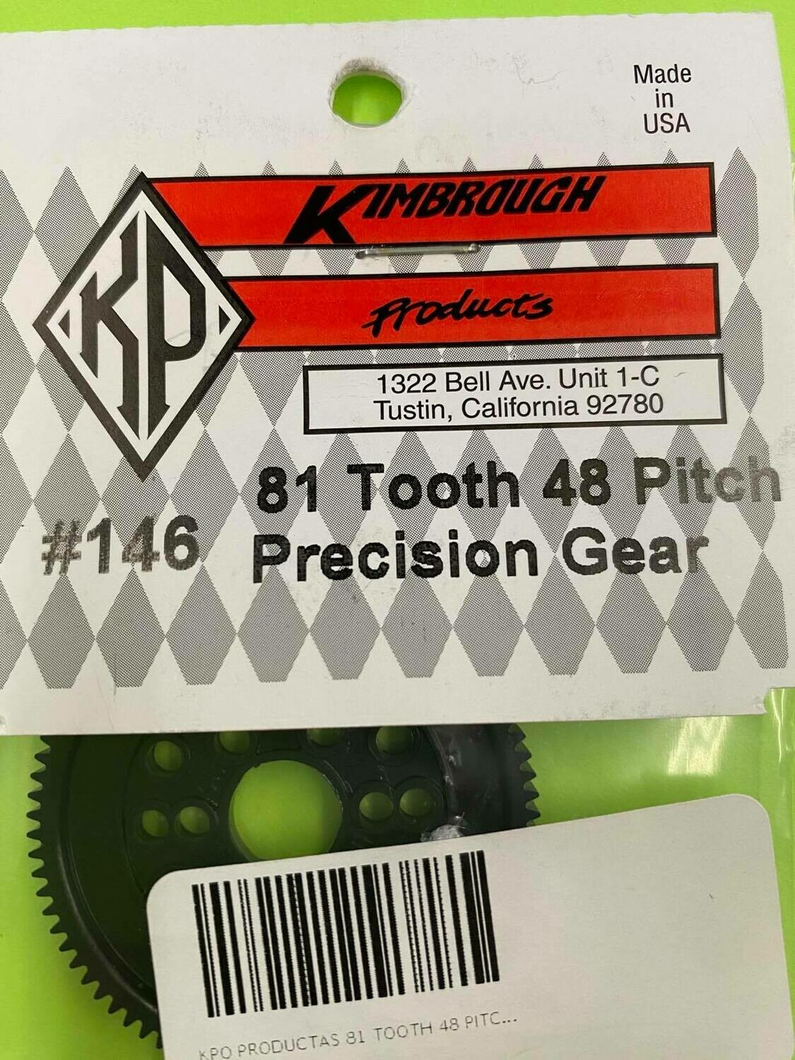 KPO PRODUCTAS 81 TOOTH 48 PITCH PRECISION GEAR #146