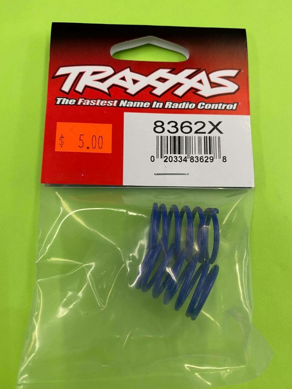 traxxas 8362x springs 3.7 rate blue