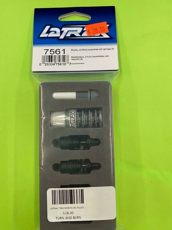LATRAX 7561 SHOCKS OIL FILLED ASSEMBLED WITH SPRINGS