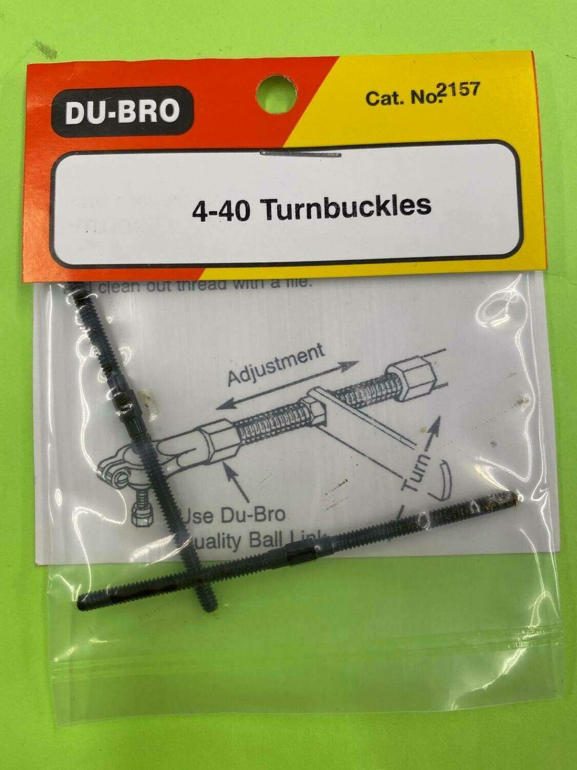 DU-BRO 4-40 TURNBUCKLES P/N#2157