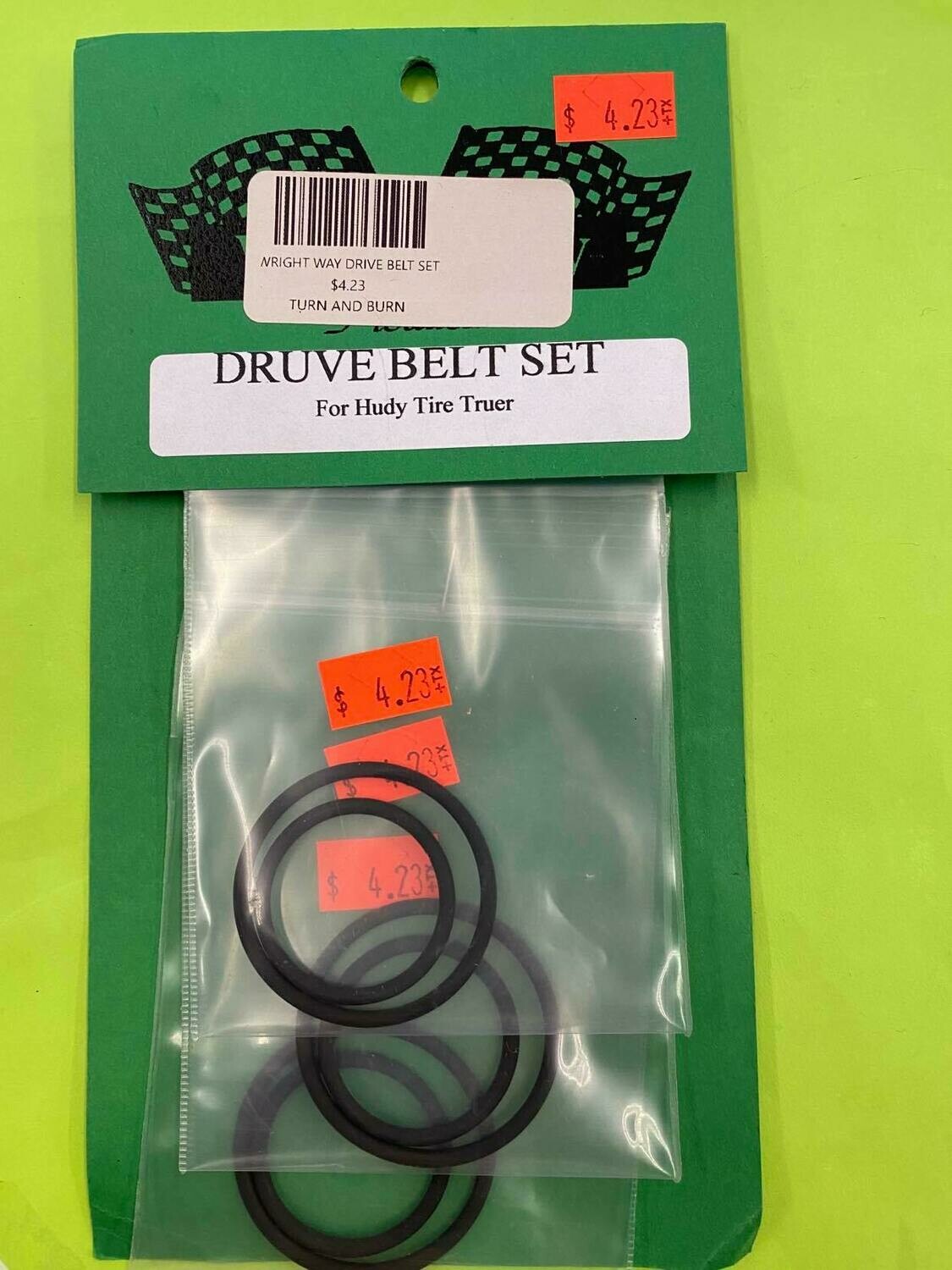 WRIGHT WAY DRIVE BELT SET for hudy tire truer