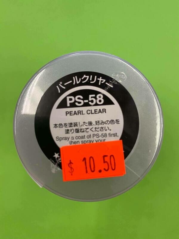 TAMIYA COLOR PS-58 PEARL CLEAR SPRAY