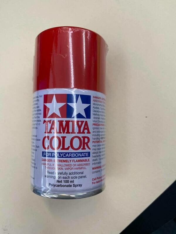 TAMIYA COLOR PS-34 BRIGHT RED