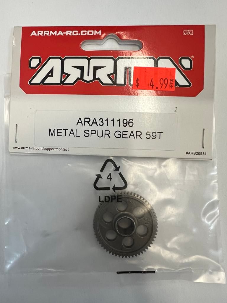 ARRMA ARA311196 METAL SPUR GEAR 59T