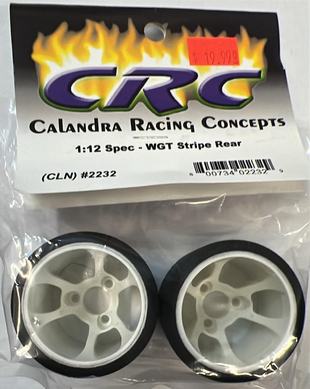 CRC 2232 1/12 PURPLE STRIPE SPEC REAR TIRE