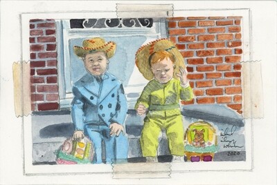 Watercolor reproduction of a photograph 4"x6"