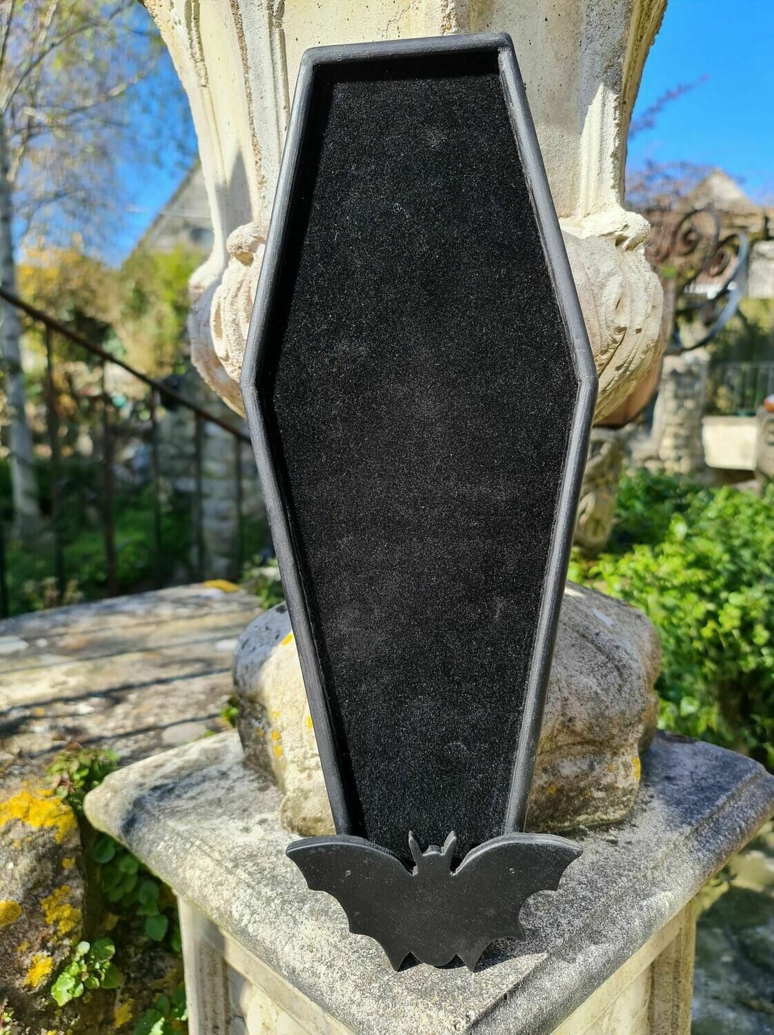 Bat Coffin Pin