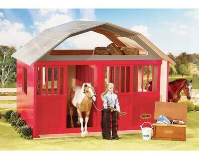BREYER 307 PAINTED DELUXE TWO STALL * 
