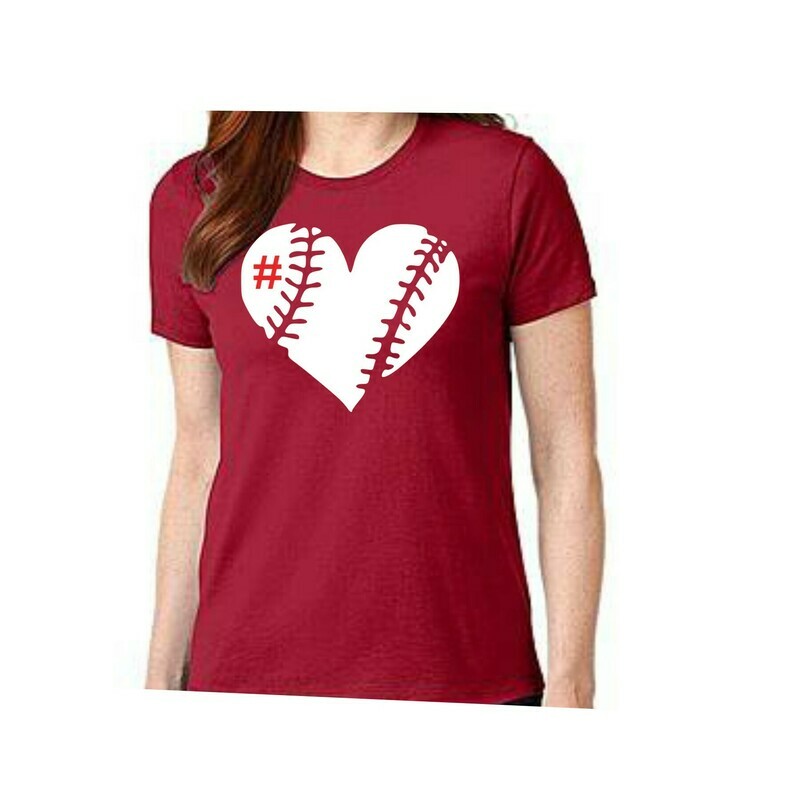 Baseball/Softball Heart