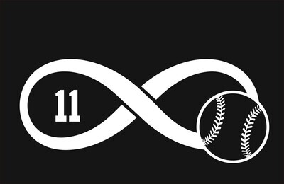 Infinity Baseball w/ Number