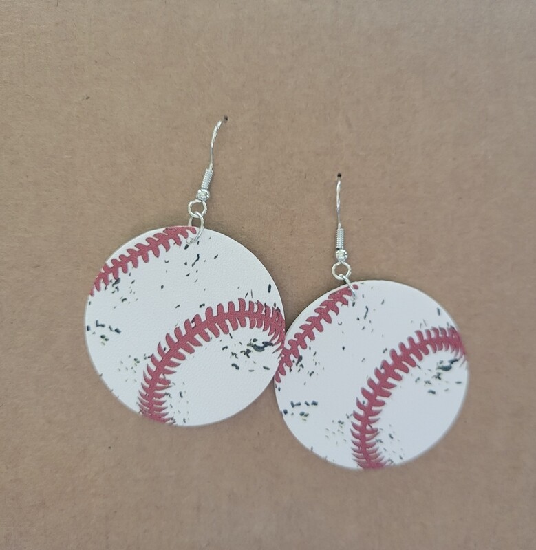 Baseball Earrings