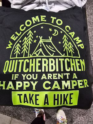 Camp quitchebitchin hoodie