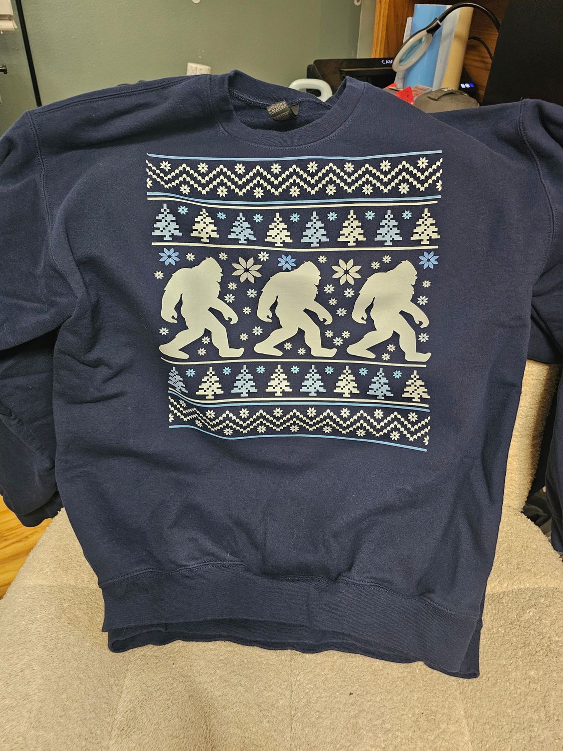 Bigfoot Christmas sweatshirt